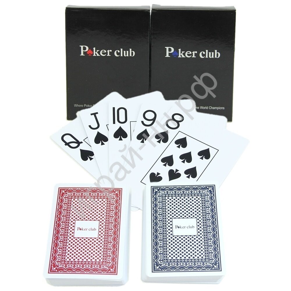 Карты Poker Club, 100% пластик